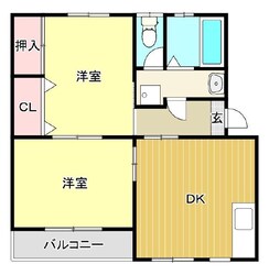 コーポ梶返の物件間取画像